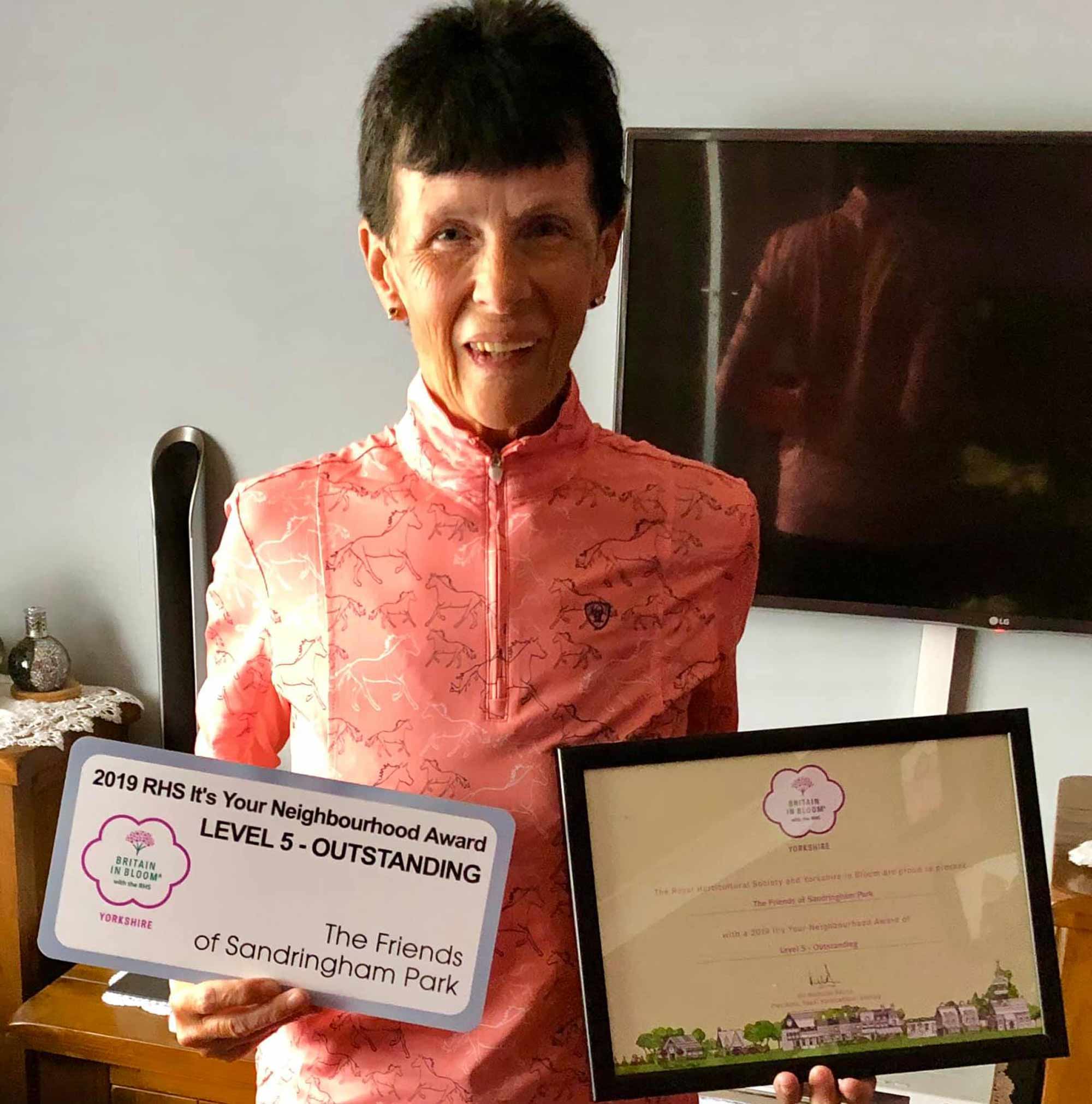 Kazia Knight - Wetherby groups fared equally well with the volunteers at Sandringham Park and Wetherby Manor Care Home both receiving gold medals for their bloom efforts