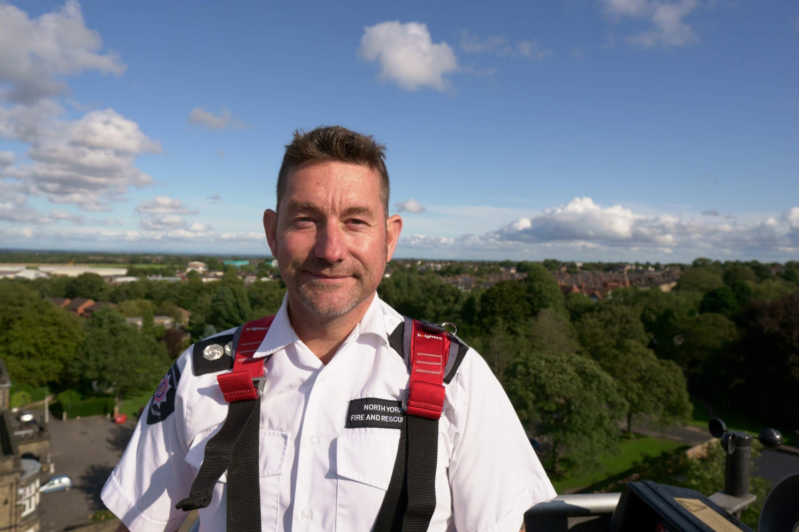 James Winder of North Yorkshire Fire and Rescue Service