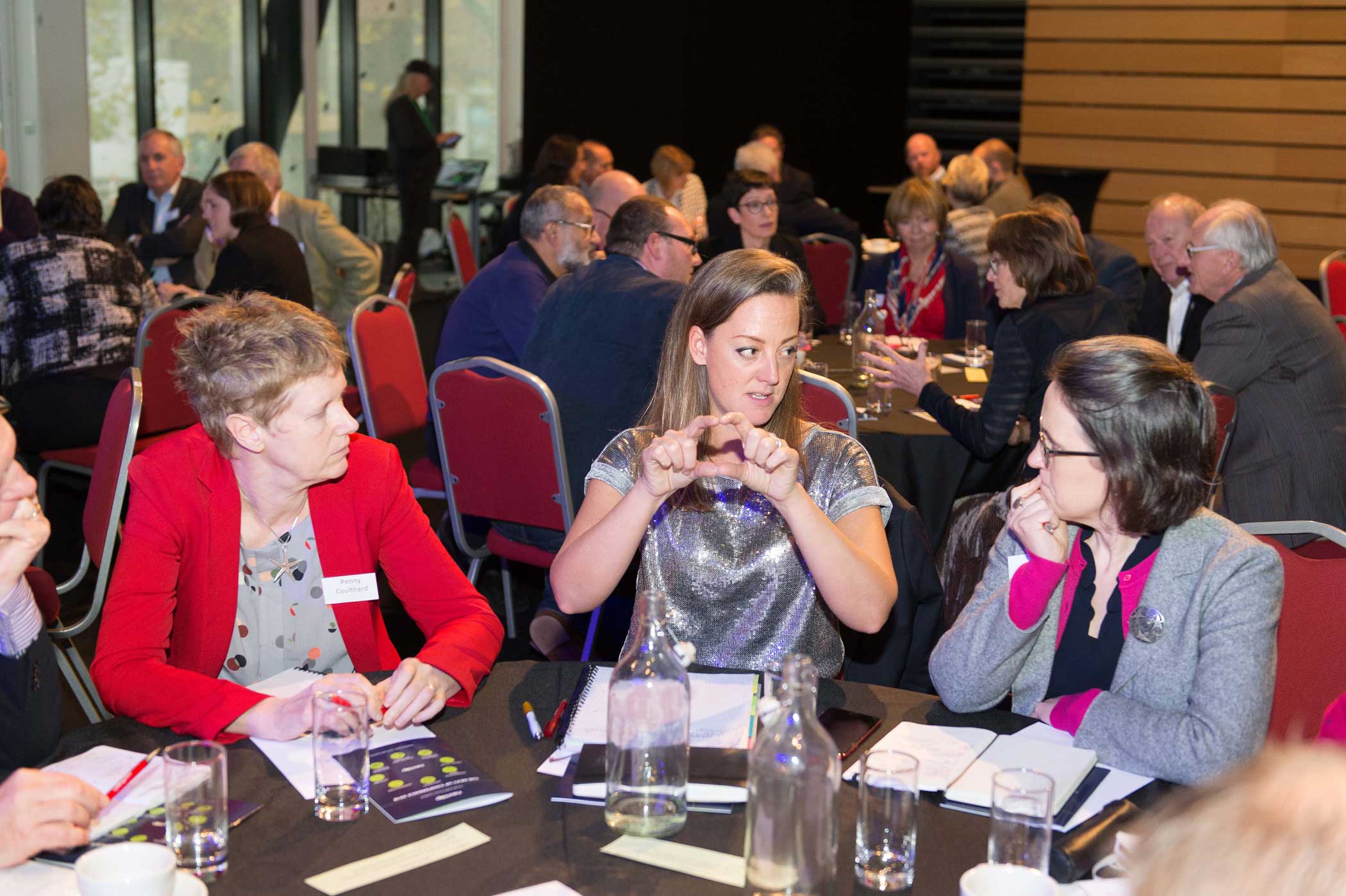 Penny Coulthard, Zandra Moore and Liz Wild at the Next-Up conference which kickstarted City MeetUps