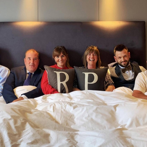Matthew Mackaness (Spa Director), Peter Banks (Managing Director), Nicola Cook (Head of Marketing), Karen Tyson (Head of Sales and Revenue), Hendrik le Roux (Business Development Manager) and James King (Golf Manager)