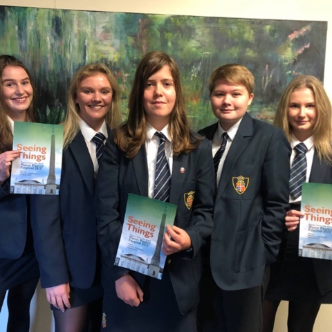 THE work of six budding young Ripon Grammar School poets is to be published in a new book which comes out this weekend as the whole school gets behind the city's popular poetry festival.