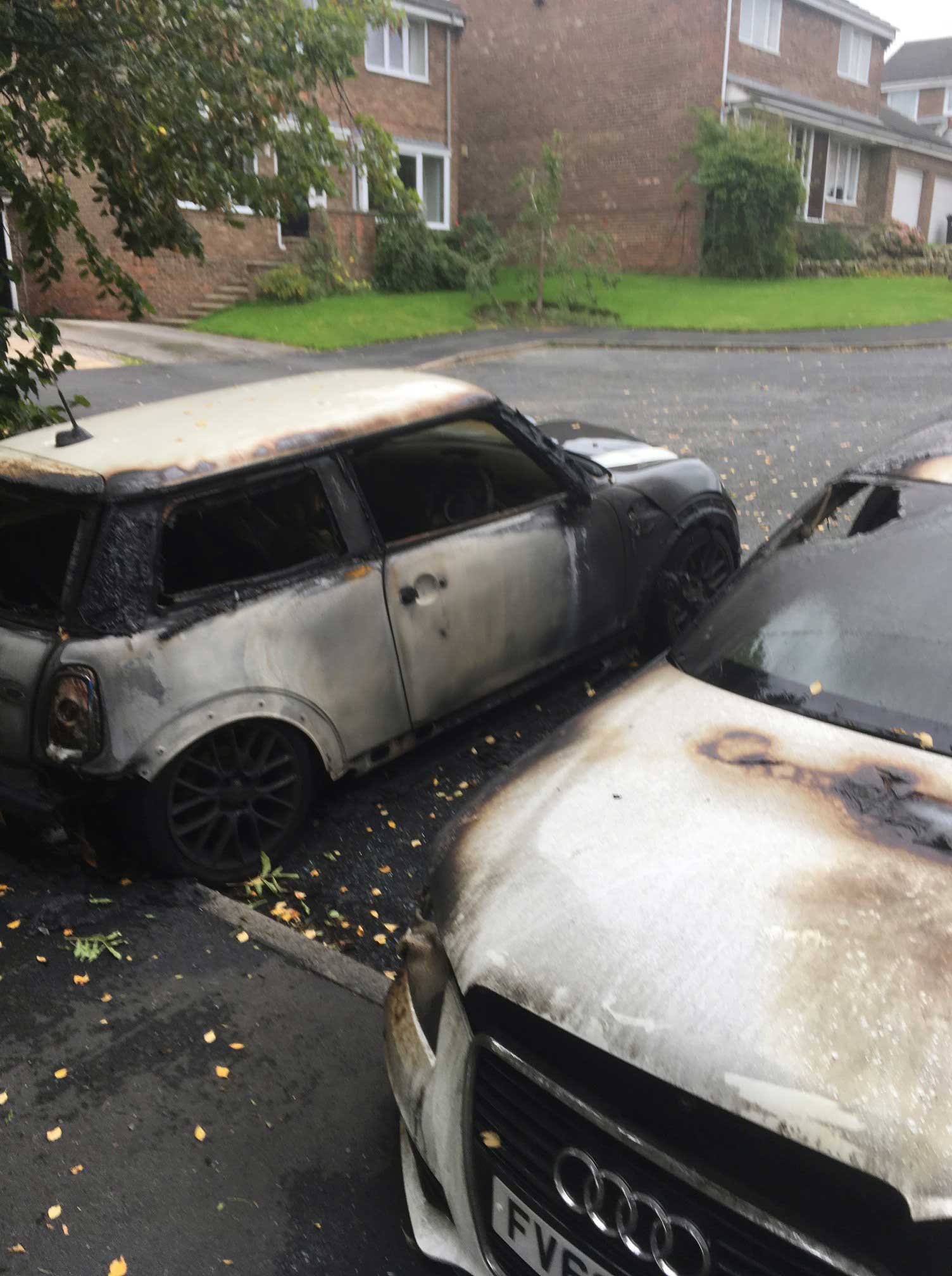 Further incidents of arson in the Jennyfields area of Harrogate 