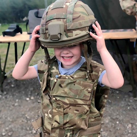 Warren Kerr will appear as the February entry for the Little Troopers Military Moments 2020 calendar