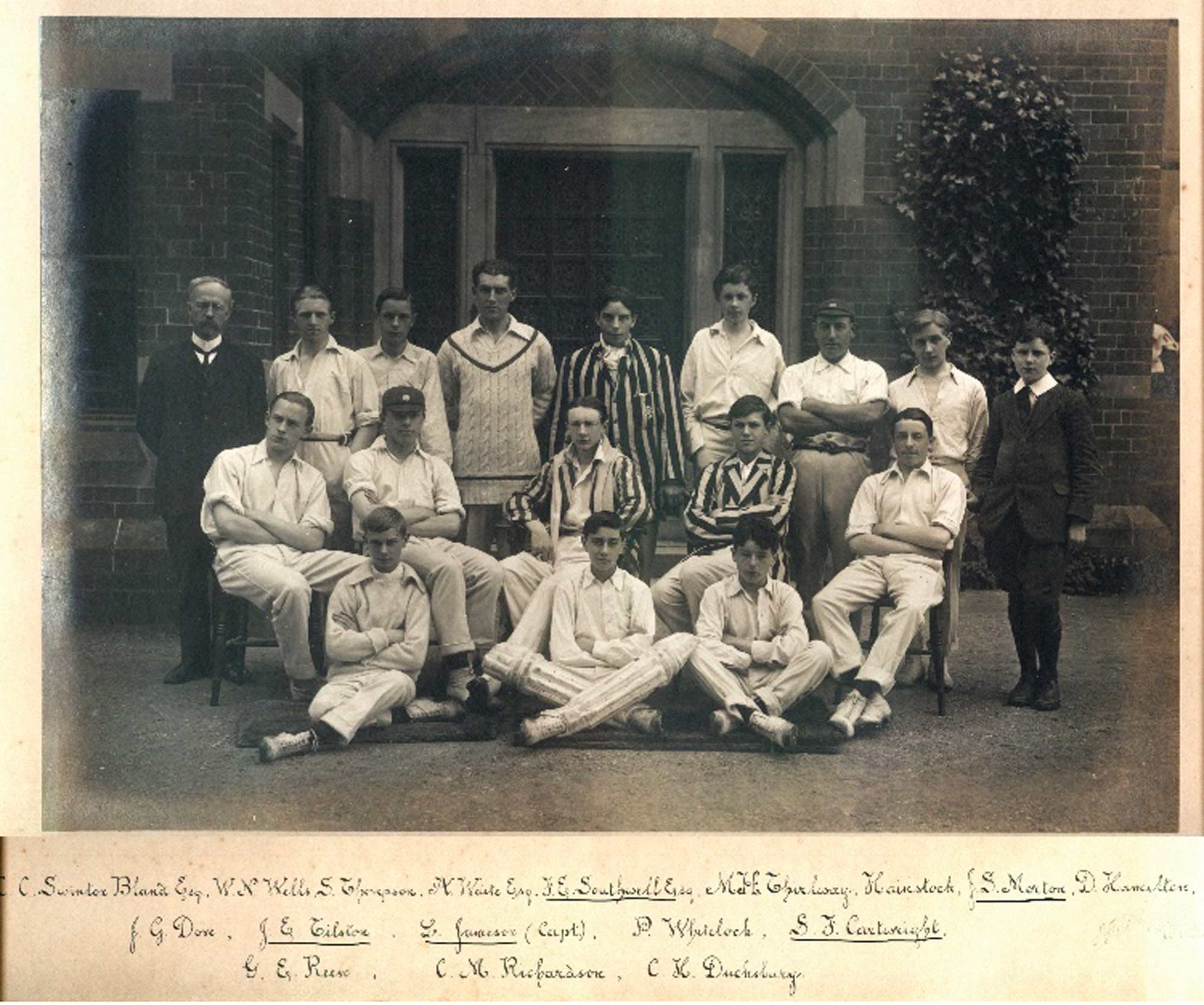 taken shortly before most of them went off to fight in the First World War, from which five never returned ripon