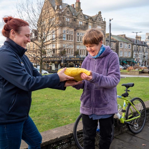 Janet Baird from Harrogate has been honoured for first time with Real Yellow Jersey for using cycling to transform her life