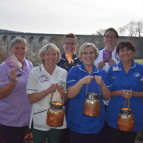 Just some of the Saint Michael’s Hospice care team