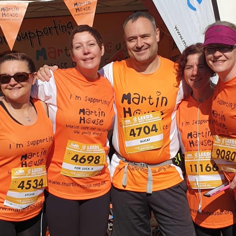 Martin House runners following one of last year’s events