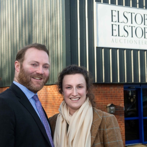 David and Beth Elstob are pictured outside of Elstob & Elstob’s new premises on the Ripon Business Park