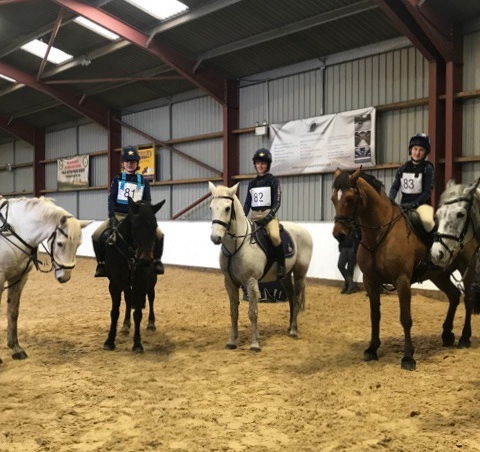 (l-r) George White, Imogen White, Izzy Kirby, Lucy Brown and Izzy Gough