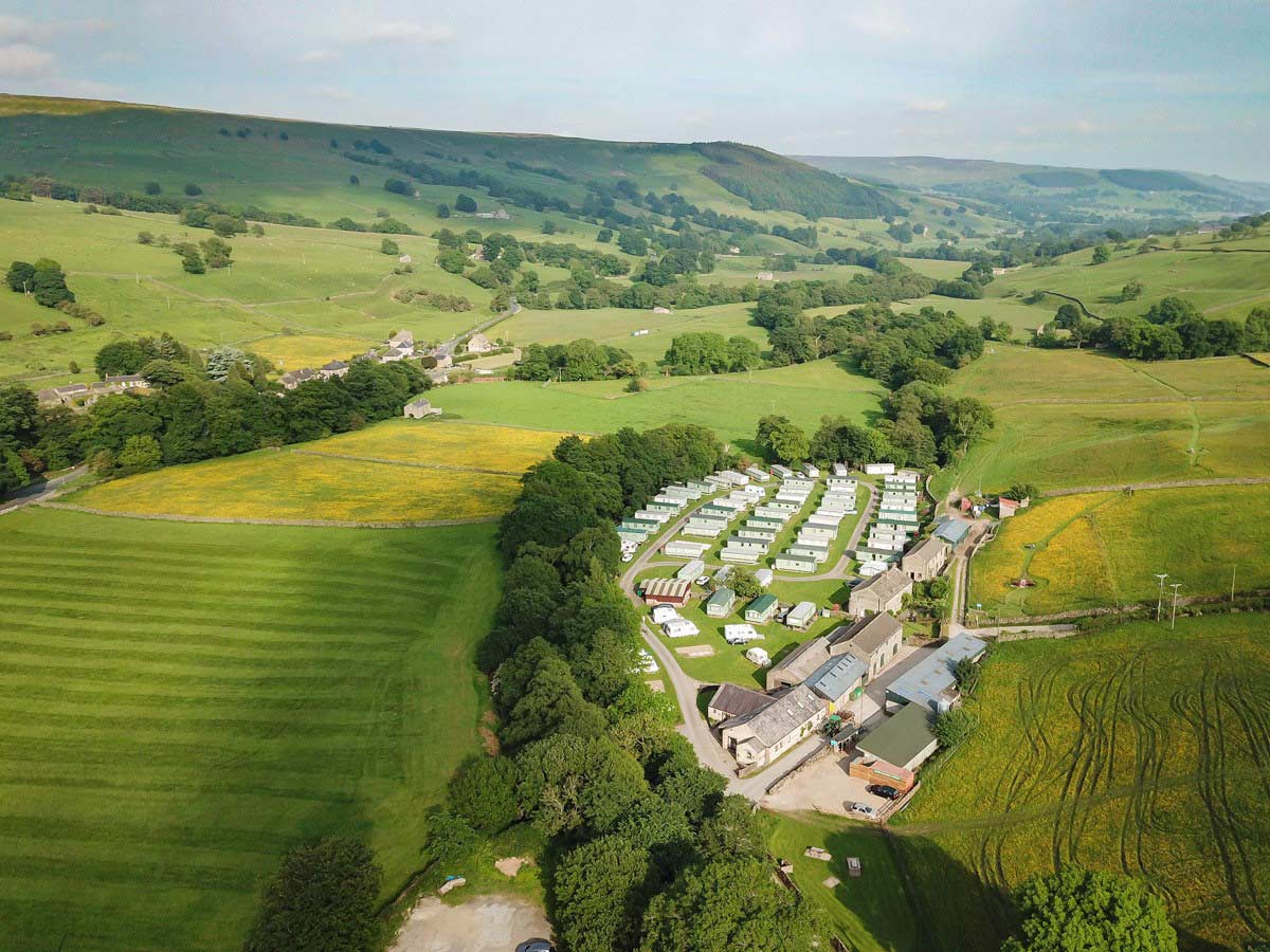 Studfold holiday park near Pateley Bridge