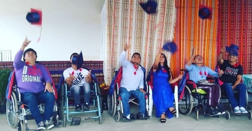 Our third group of artisans celebrate graduating from the training in Ecuador!