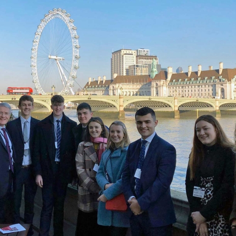 Local MP Andrew Jones, Tom Richardson, Matthew Warren, Sam Ignatiou, Phoebe Kyriakopoulos, Grace Brennan, Joe Nichols, Amy Rees, Olivia Searle