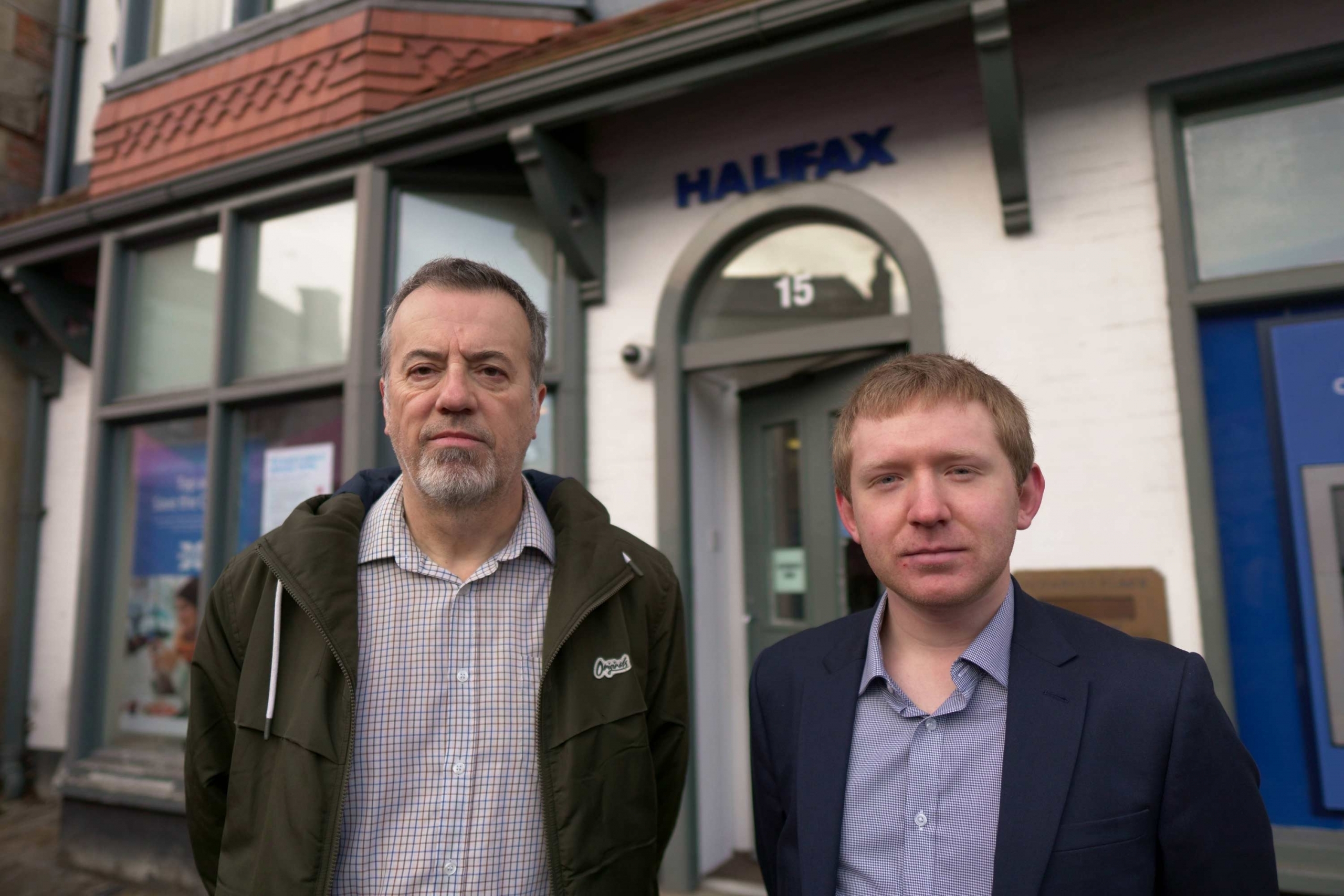 Bill Taylor Knaresborough Chamber of Trade and Commerce with Councillor Ed Darling