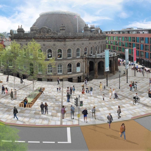 £21.5million Corn Exchange Connecting Leeds improvements scheme