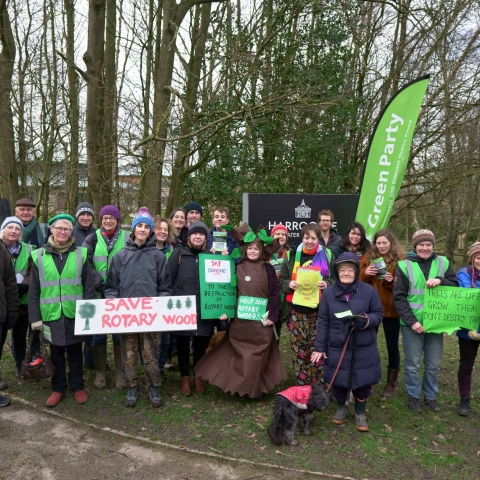 Harrogate Green Party rotary woods
