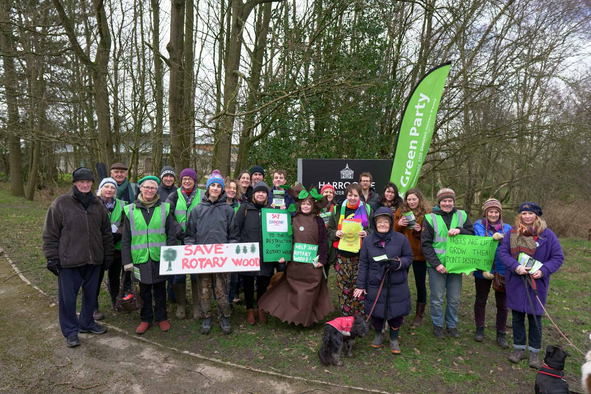 Harrogate Green Party rotary woods