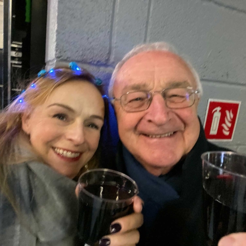 Bill and daughter Alison