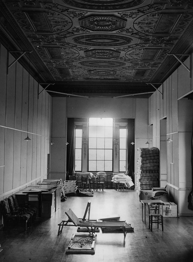 Harewood House - reproduced by permission of the family of Lt. Col. Dr. Leonard B. Cane, Senior Medical Officer at Harewood House Convalescent Hospital