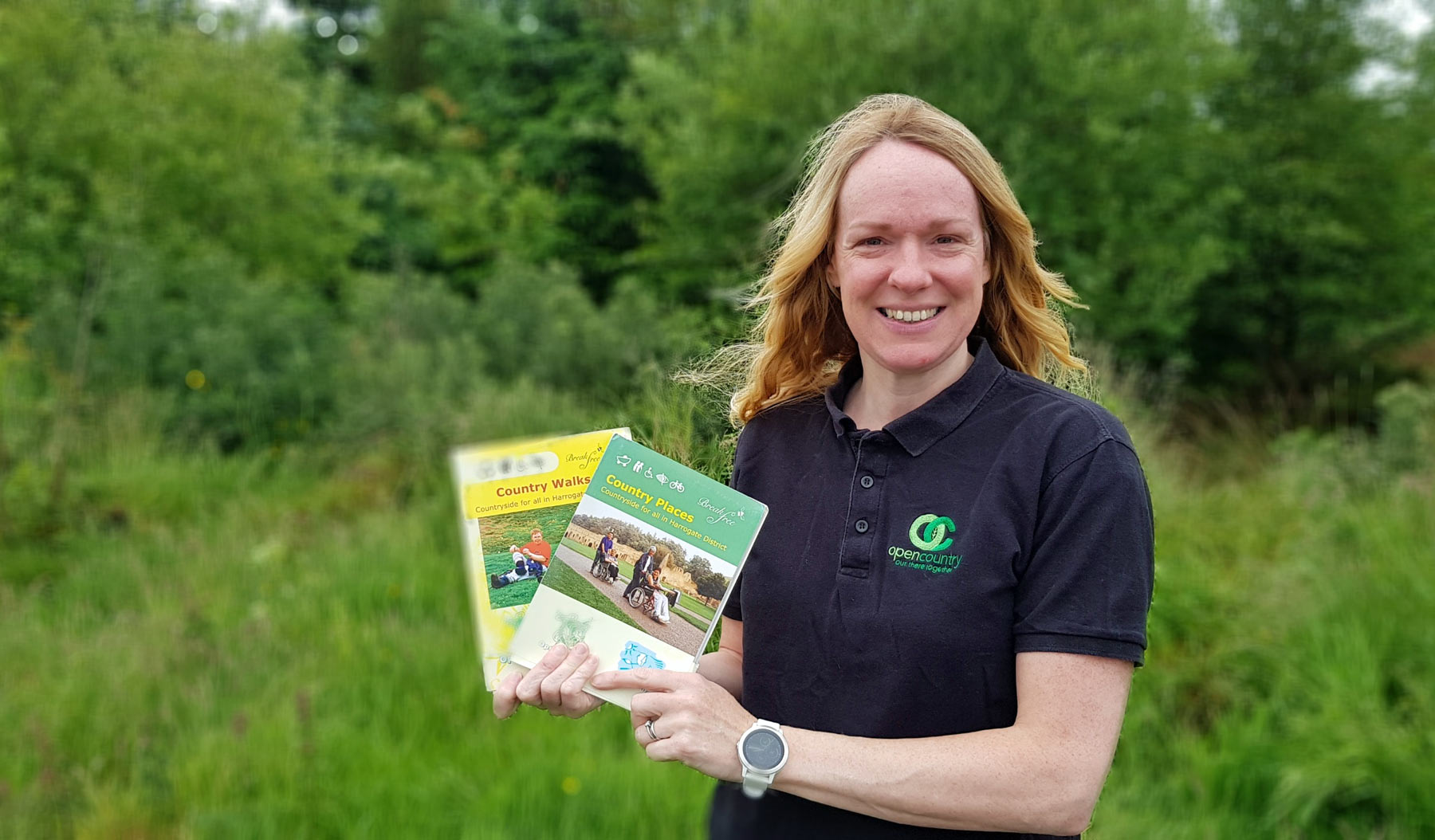 Lizzie Hughes from Open Country with the charity's Breakfree packs