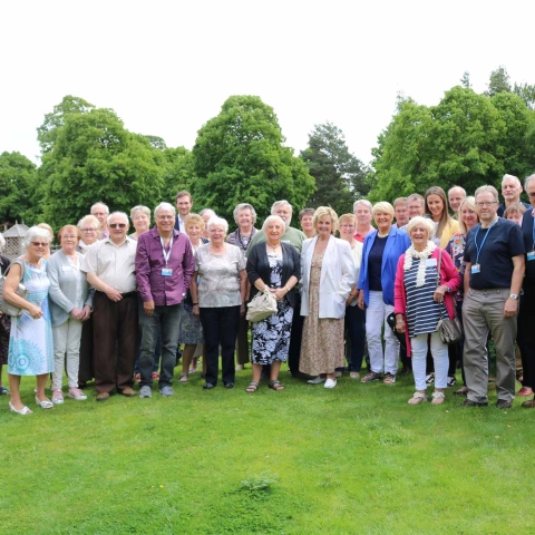 Some of the 400 volunteers who support Martin House