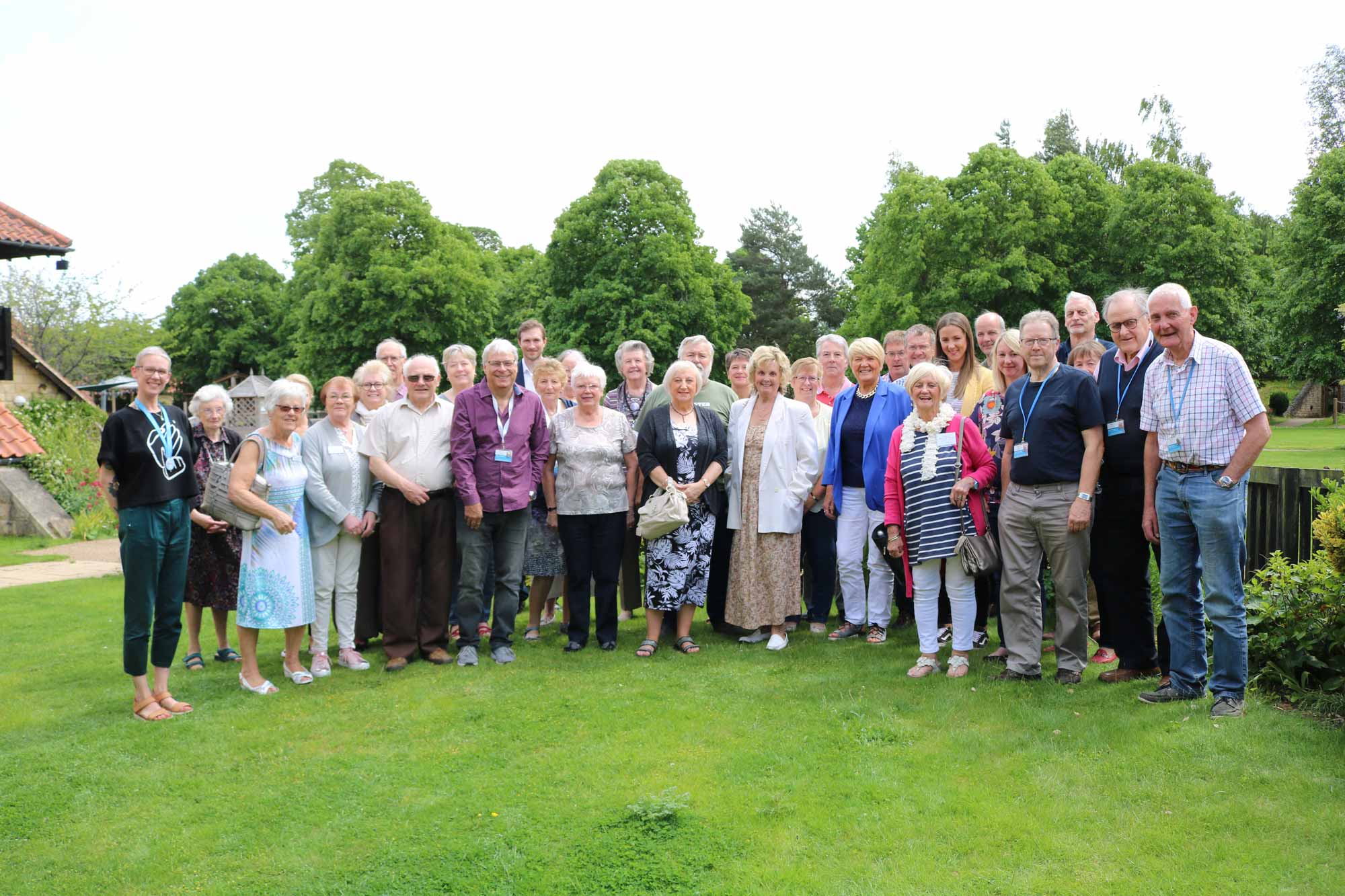 Some of the 400 volunteers who support Martin House