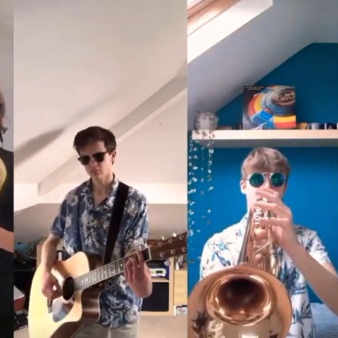 Ben Pringle and his band
