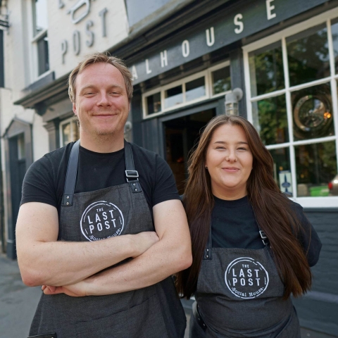 Sam Lancaster and Alisha Mather