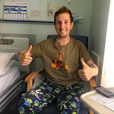 Stephen Reynolds was midway through a training run when he suffered a cardiac arrest at the roadside in Knaresborough
