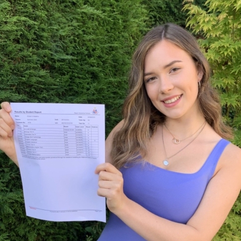 Eloise H GCSE results