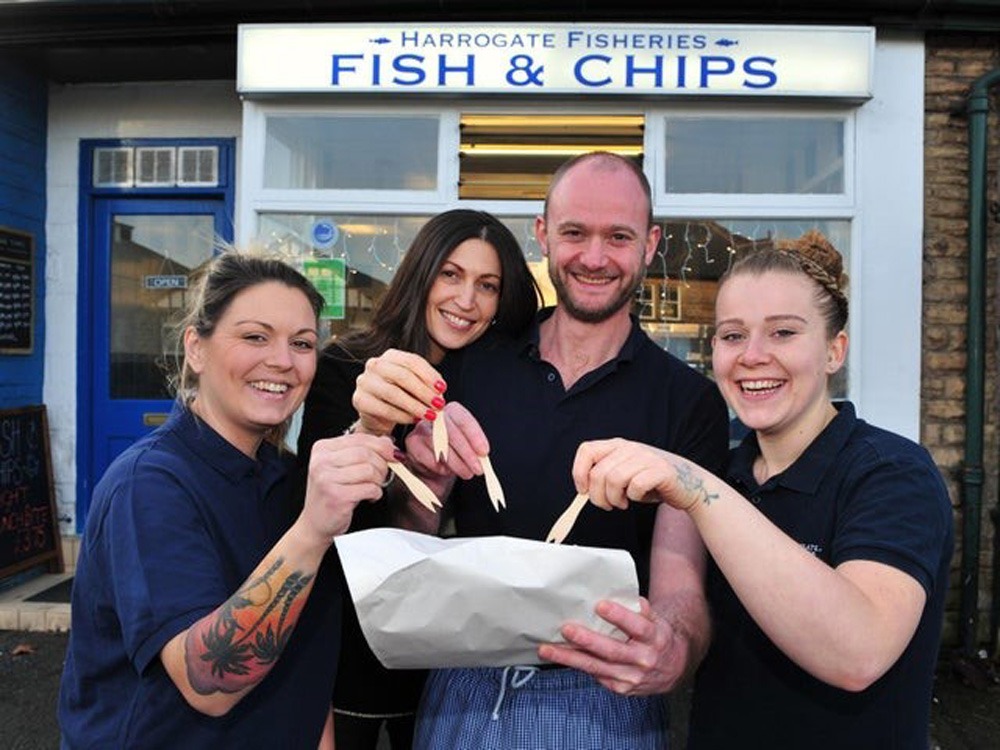 Fish and chip shop Harrogate Fisheries