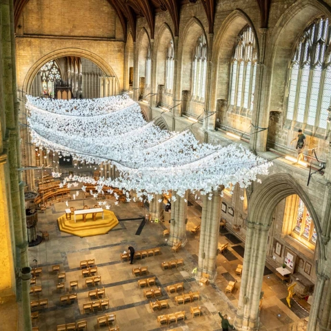 10,000 Angels on a Wing and a Prayer at Ripon Cathedral