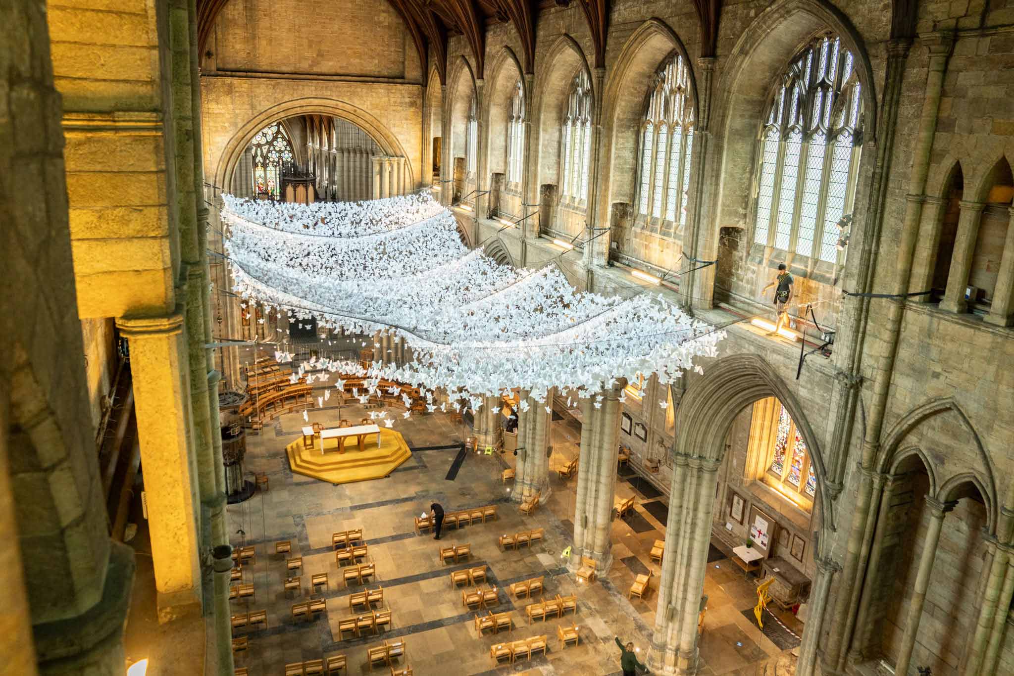 10,000 Angels on a Wing and a Prayer at Ripon Cathedral