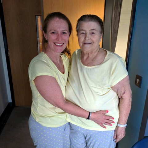 Ashleigh Burns and Ann Rigby