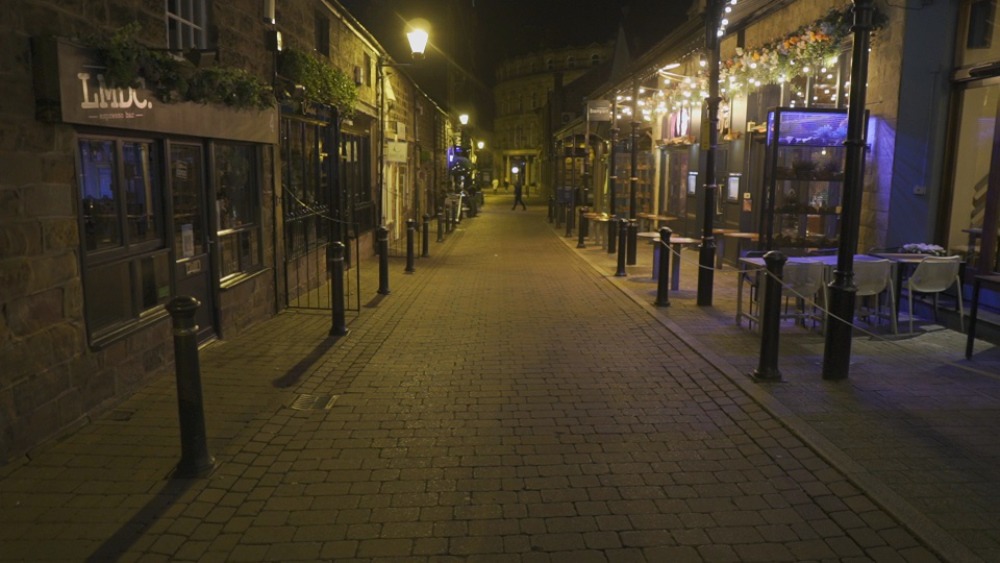 Harrogate Town Centre, 25 September 2020 at 10:15pm