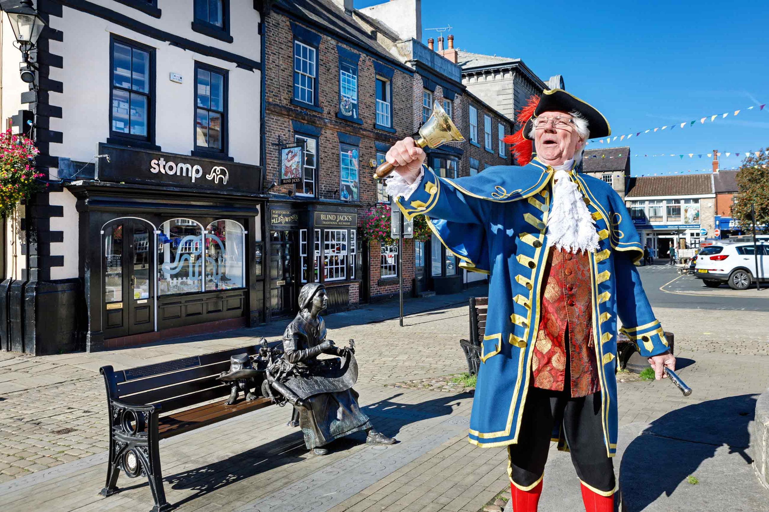 Knaresborough Town Crier - photograph by Charlotte Gale www.charlottegalephotography.com