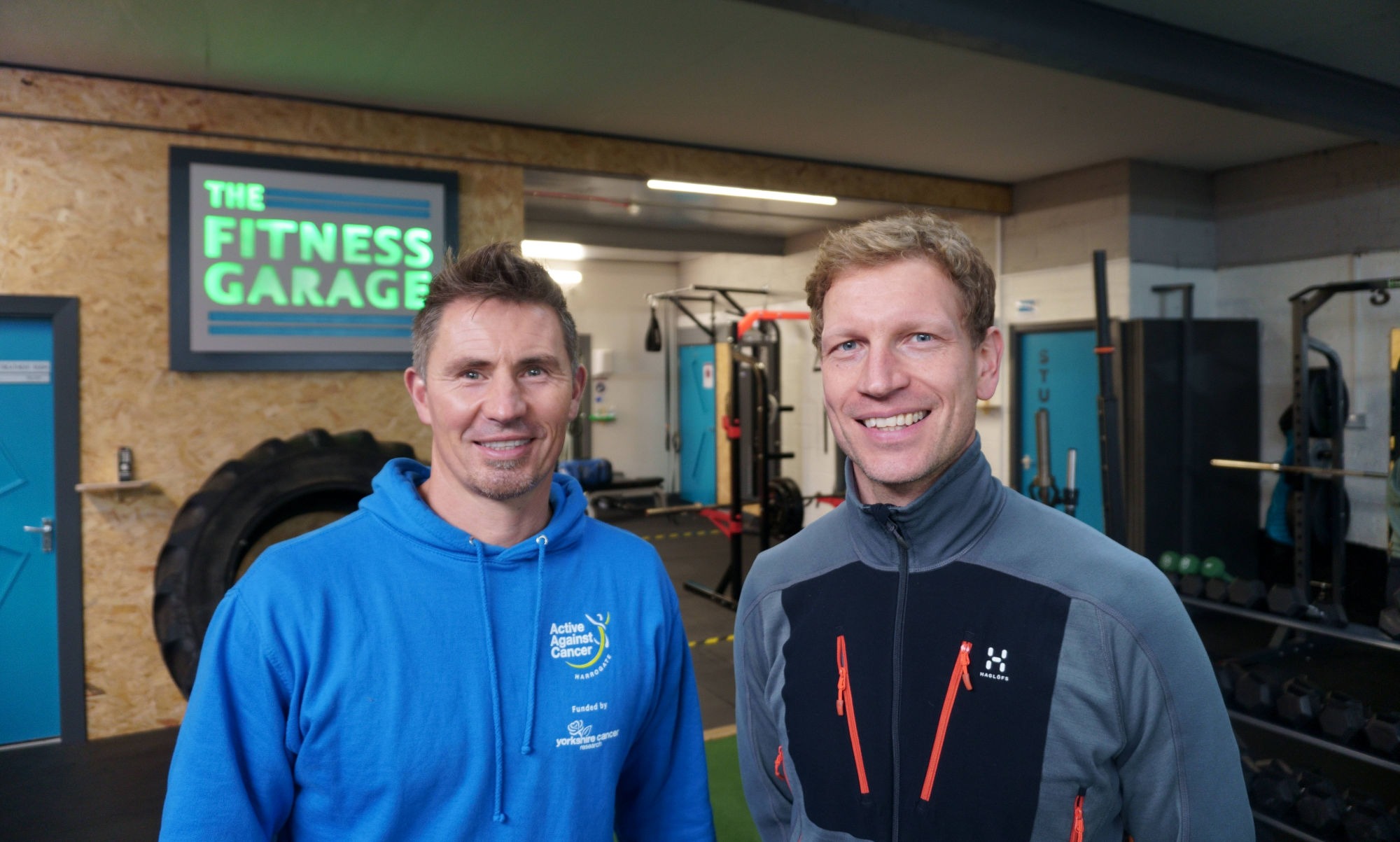 Harrogate gym owners Andy Gardner and Steve Henwood