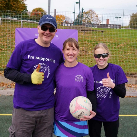 Netball World Guinness Record attempt knaresborough