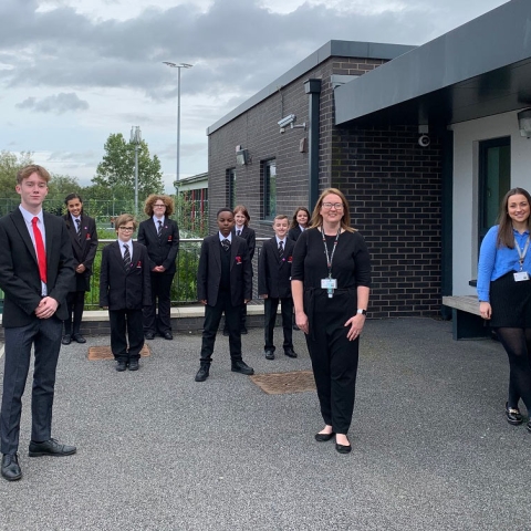 Rossett School teachers braved the live-to-camera experience recently as the school broadcast its open day in real time