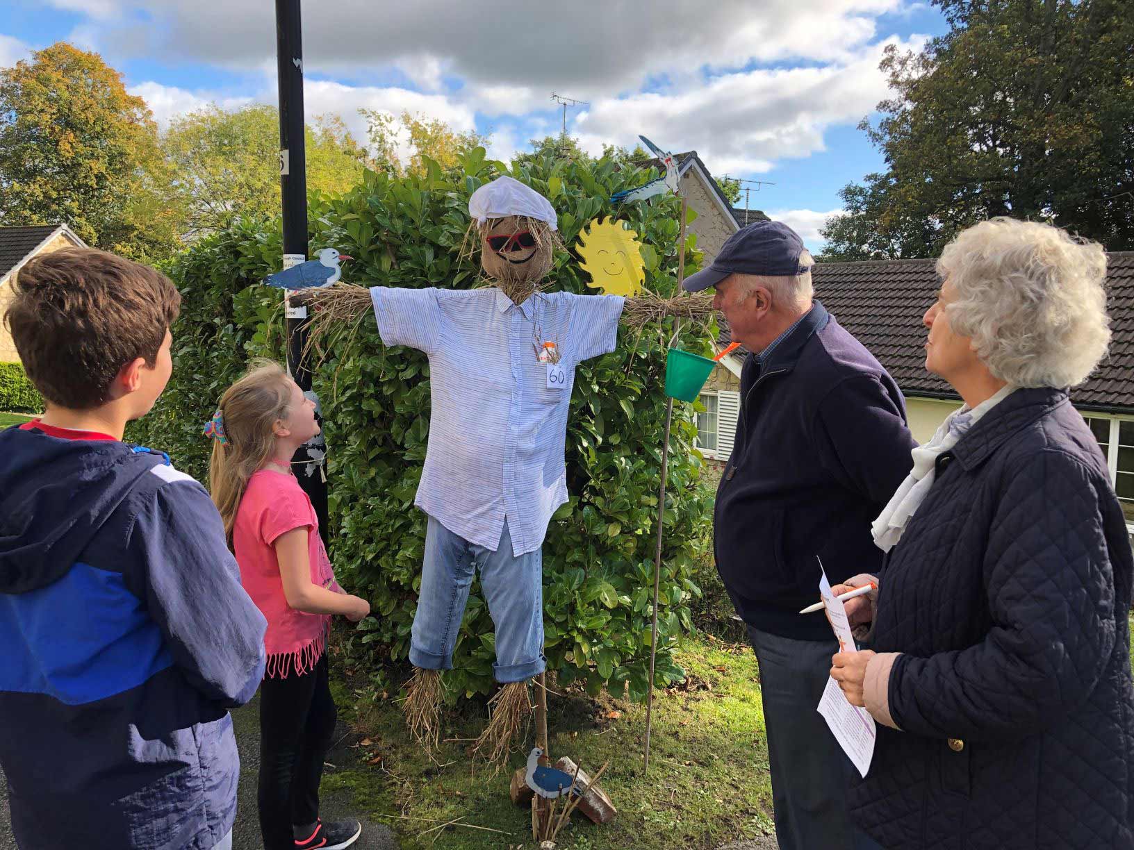 Scarecrows raise over £1400 for the Harrogate and District Food Bank