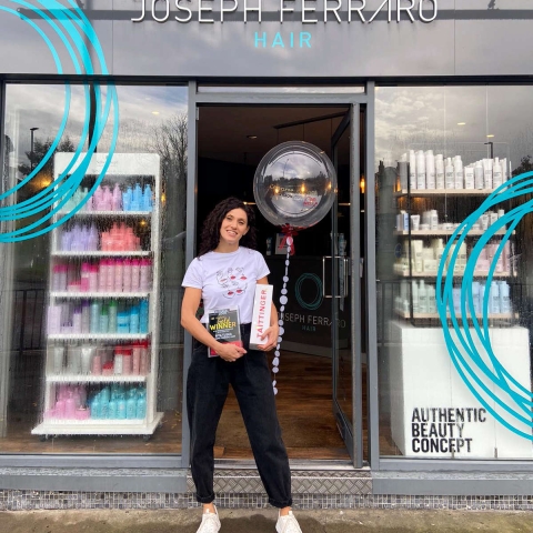 Rita Tuska at Joseph Ferraro Hair, Harrogate wins UK & Ireland Gold Editorial Look of the Year at the Wella Professionals TrendVision Award UK & Ireland Final 2020