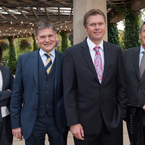 ‘Northern powerhouse’ l to r partners Kate Banerjee and Andrew Fox, partner and director Richard Peaker and founder Peter Jones