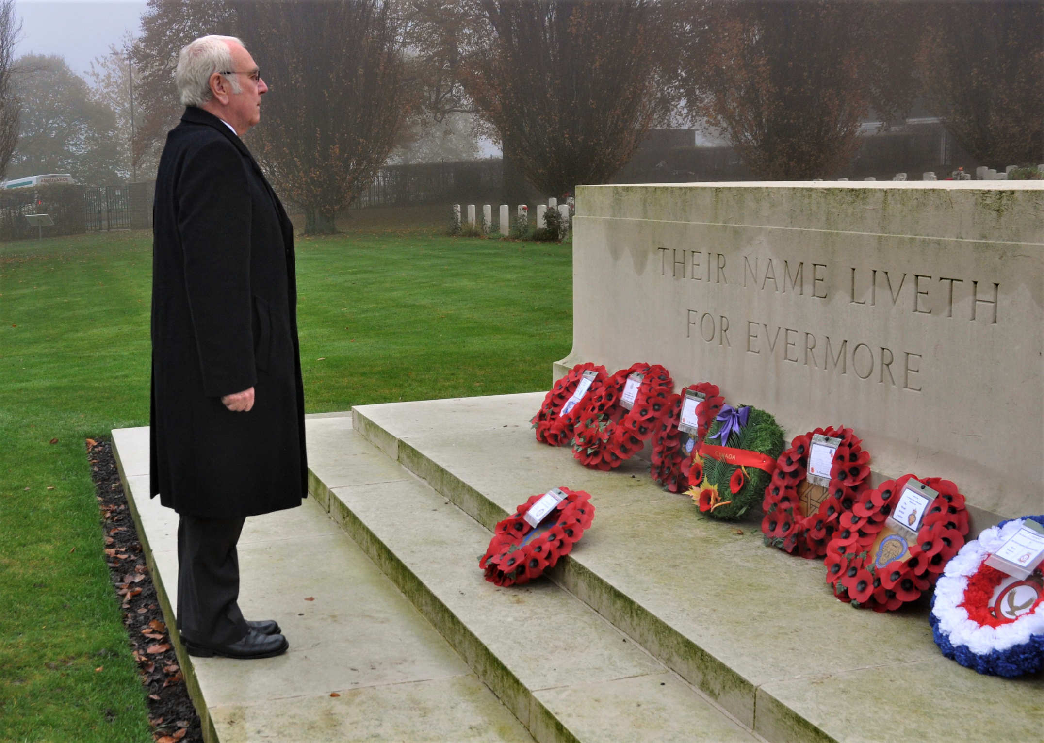 Service of Remembrance at the Commonwealth War Graves, Stonefall Cemetery, Harrogate