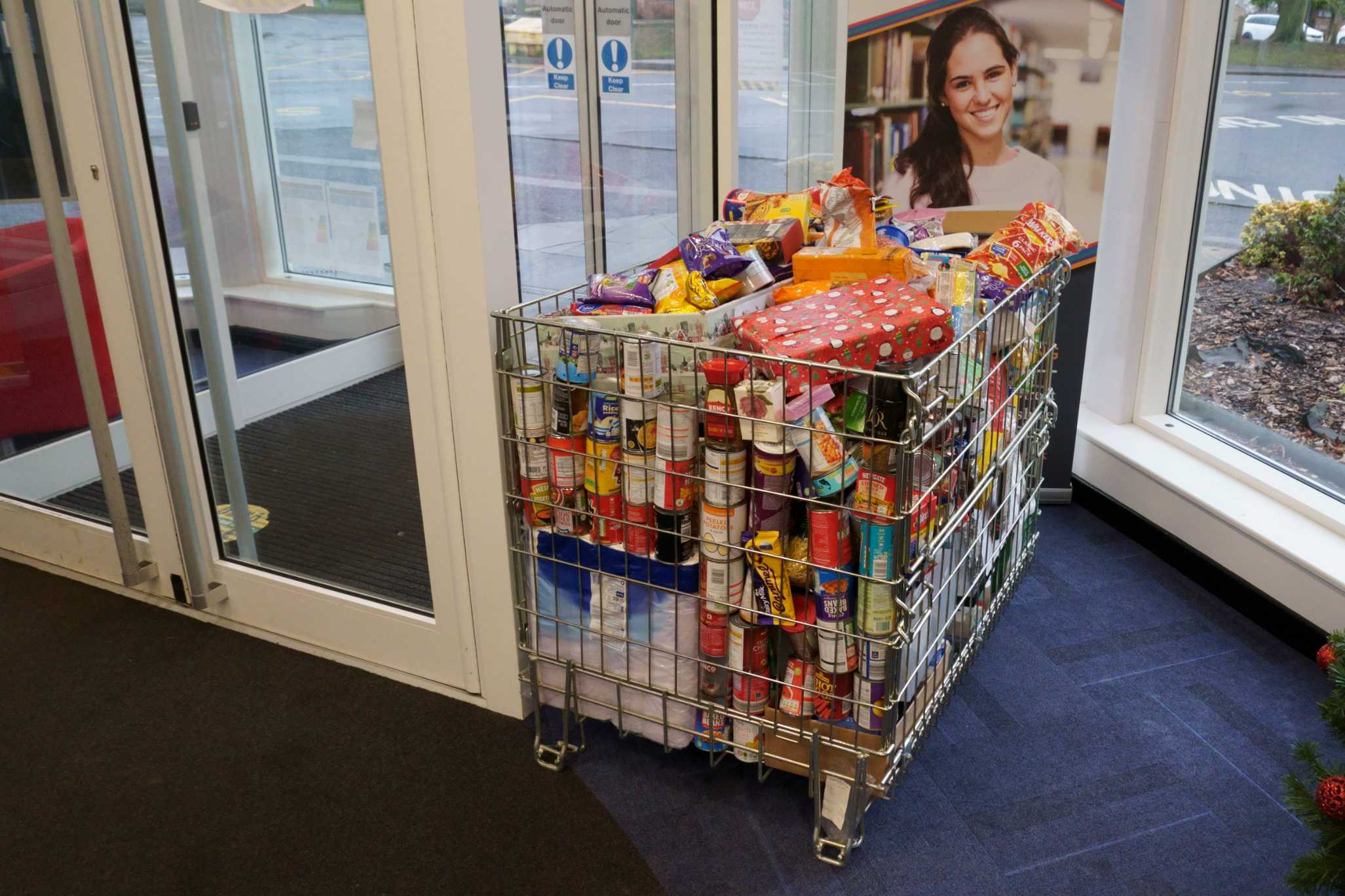 King James collected the food in just a few days