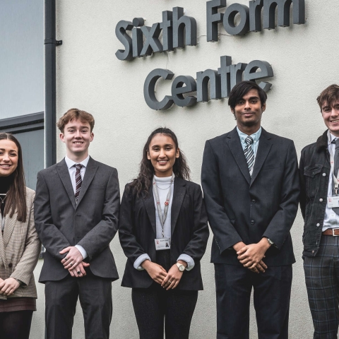 Members of the Sixth Form Student Leadership Team are preparing for the virtual Information Evening