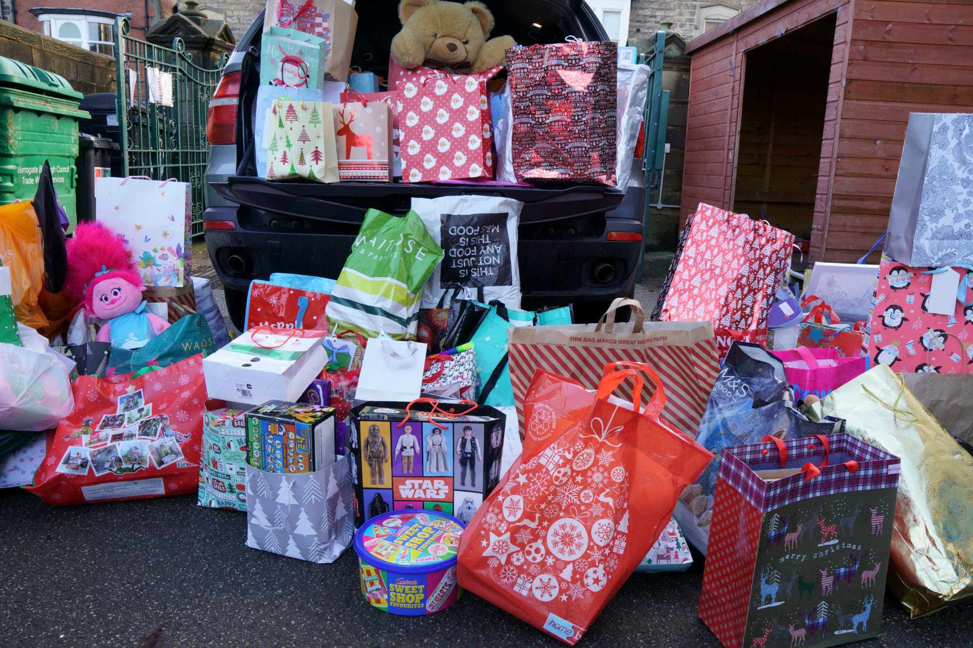 Just a few of the presents that were collected at Western Primary School
