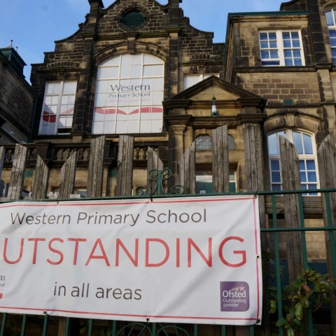 Western Primary School on Cold Bath Road in Harrogate