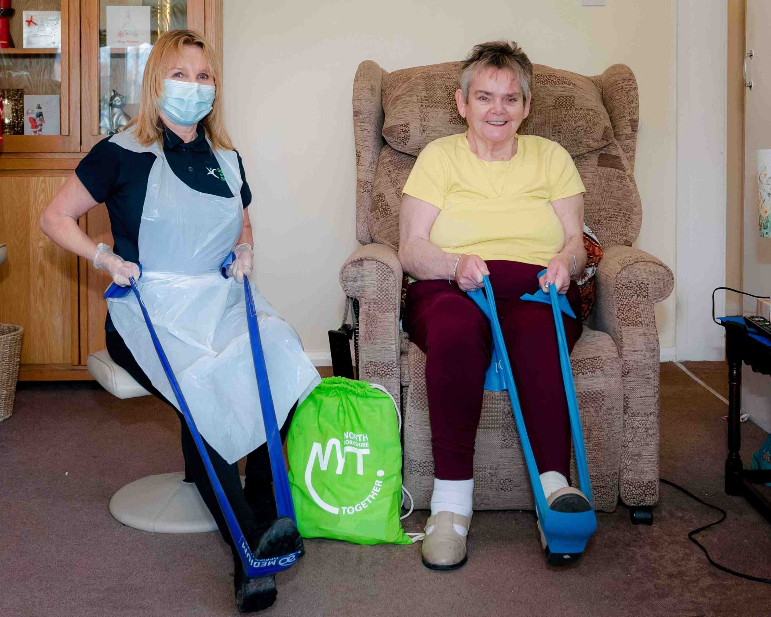 Left: Therapeutic Exercise Instructor - Carol Rowson Right: Catherine McHabish