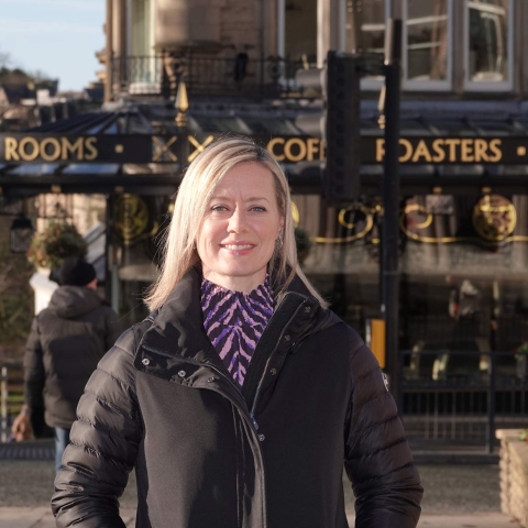 Harrogate BID chair Sara Ferguson