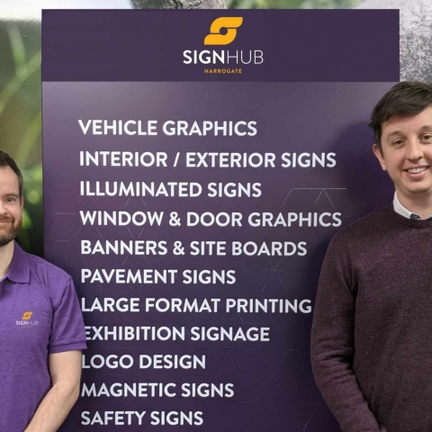Business partners Kevin Masheder and Marc Squires became owners of SignHub