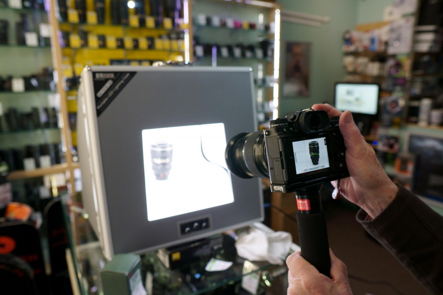 Each stock item is being meticulously photographed bass & bligh